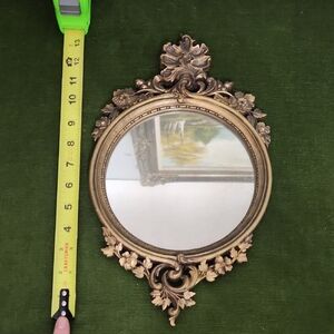 Vintage Gold Ornate Wall Mirror